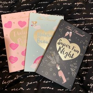 3 Eye shadow palettes (Too Faced)